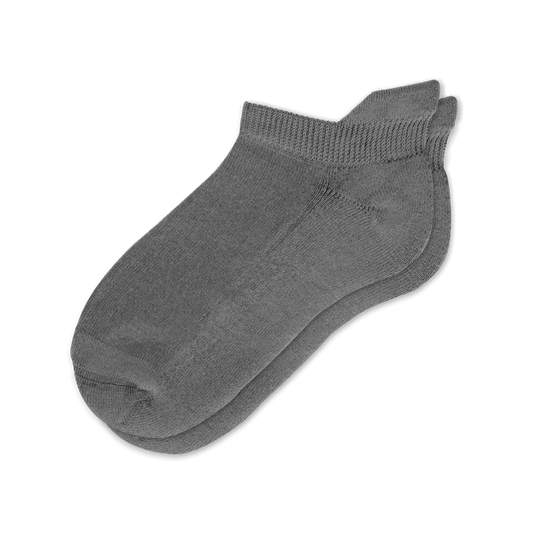 Padded Easy-Stretch Ankle Socks – Gray