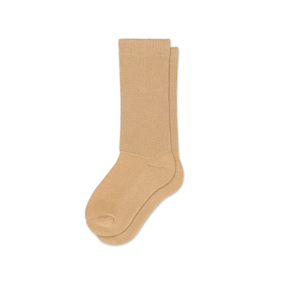 Padded Easy-Stretch Knee High Socks – Tan