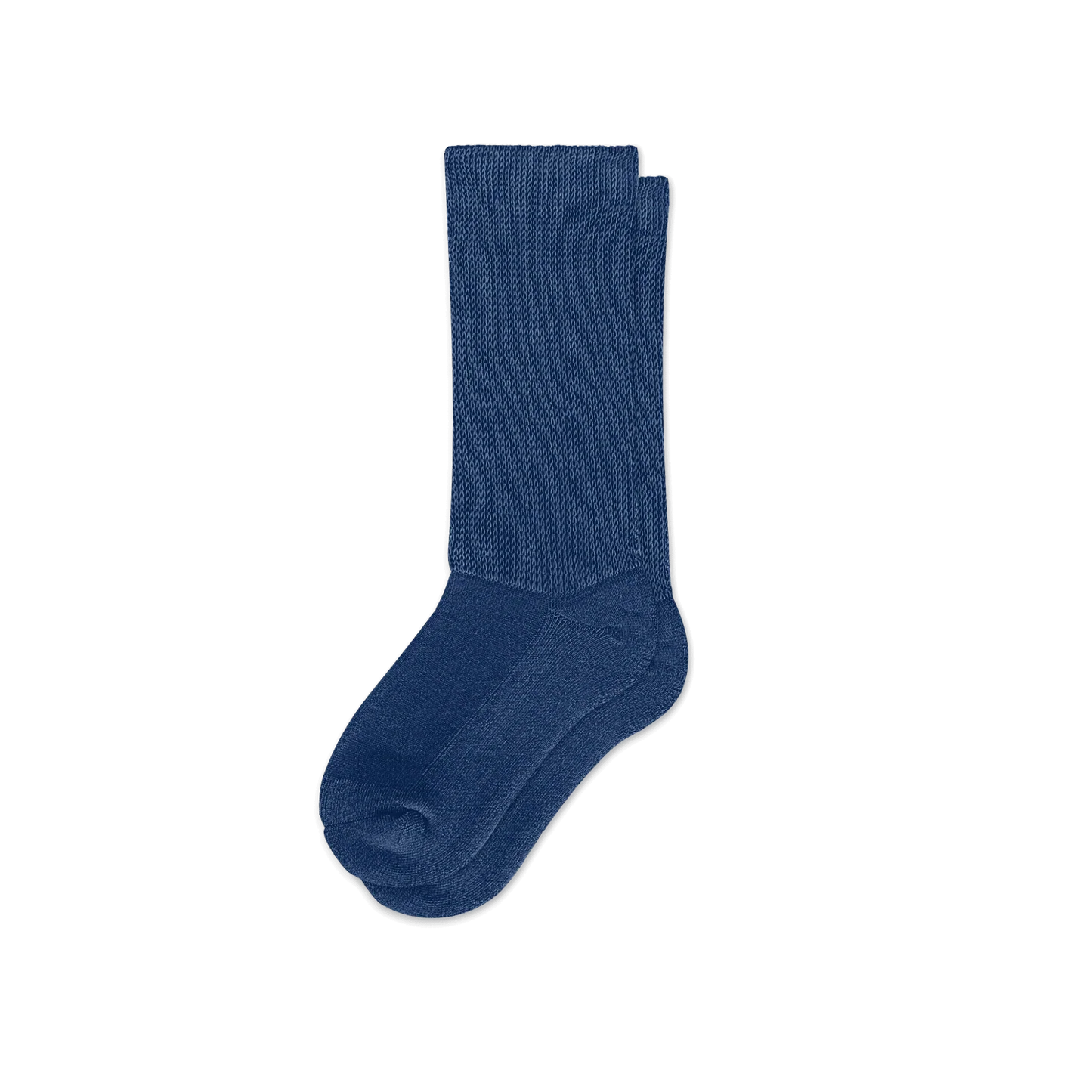 Padded Easy-Stretch Knee High Socks – Navy Blue