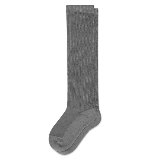 Padded Easy-Stretch Crew Socks – Gray