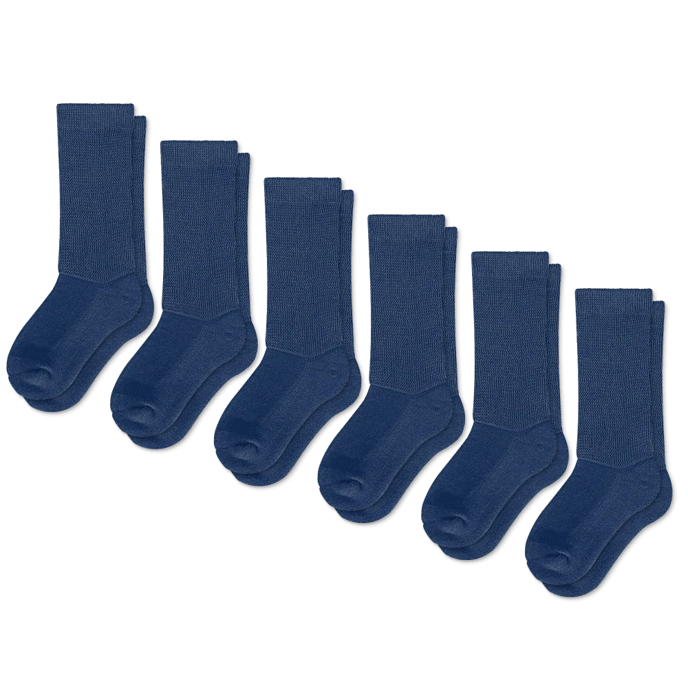 ComfortFlex™Socks - Navy Blue